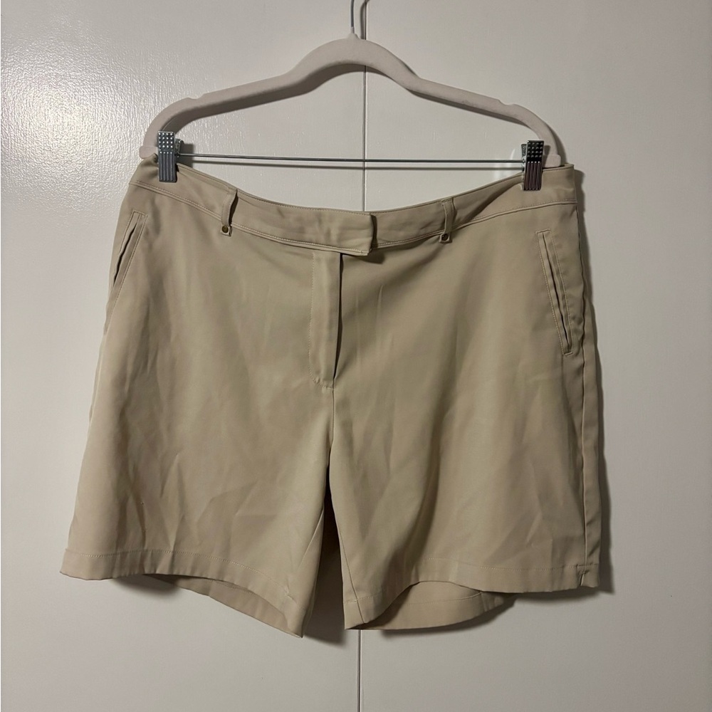 Lady Hagen Khaki Golf Shorts - EUC - Size Approx. 16/18